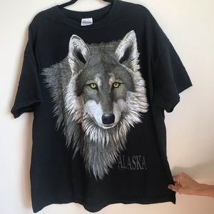 Vintage 1996 Wolf Alaska Shirt